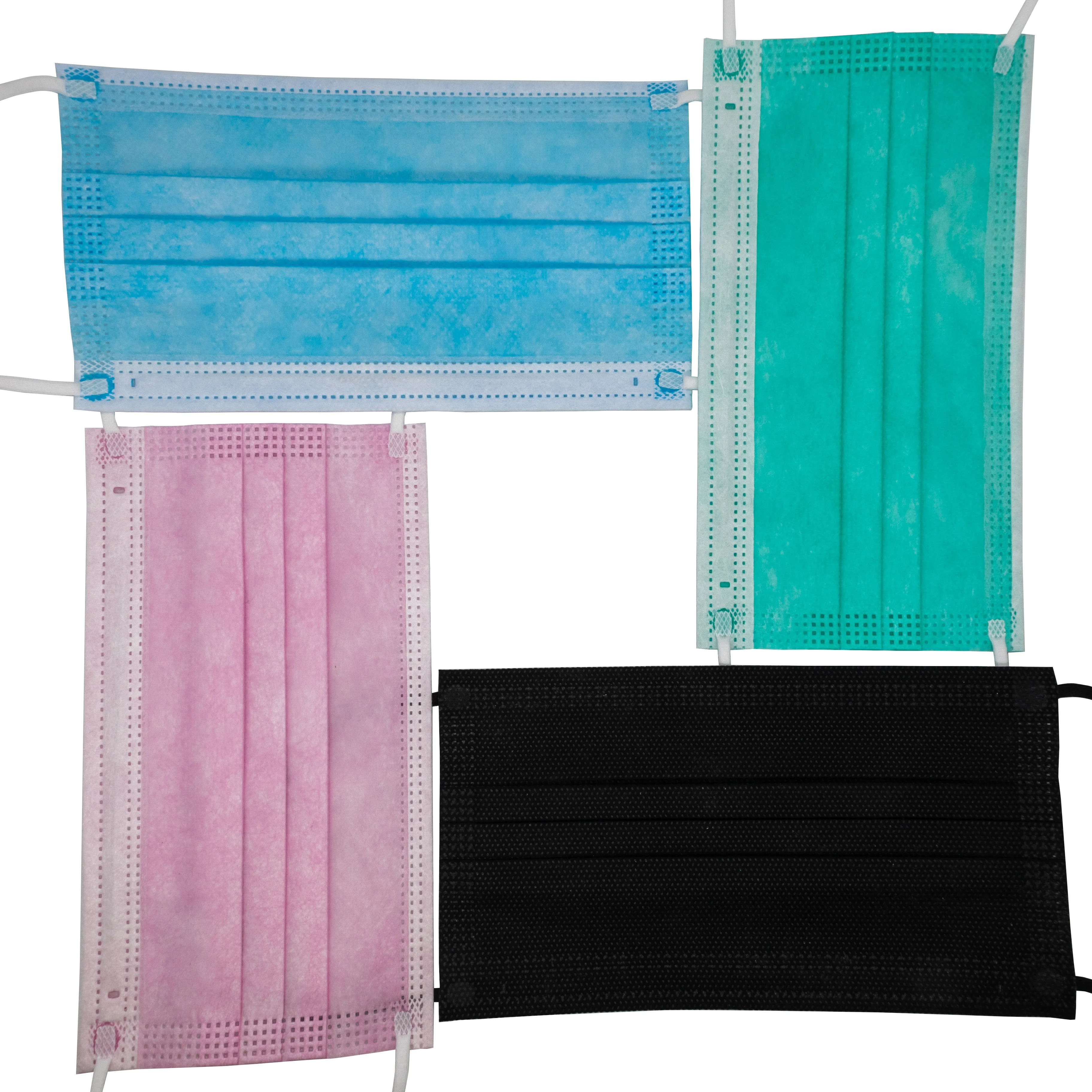 Factory Supply CE Certified EN14683 TYPE I & II &  IIR  disposable  NON WOVEN surgical face mask 3-ply medical mask