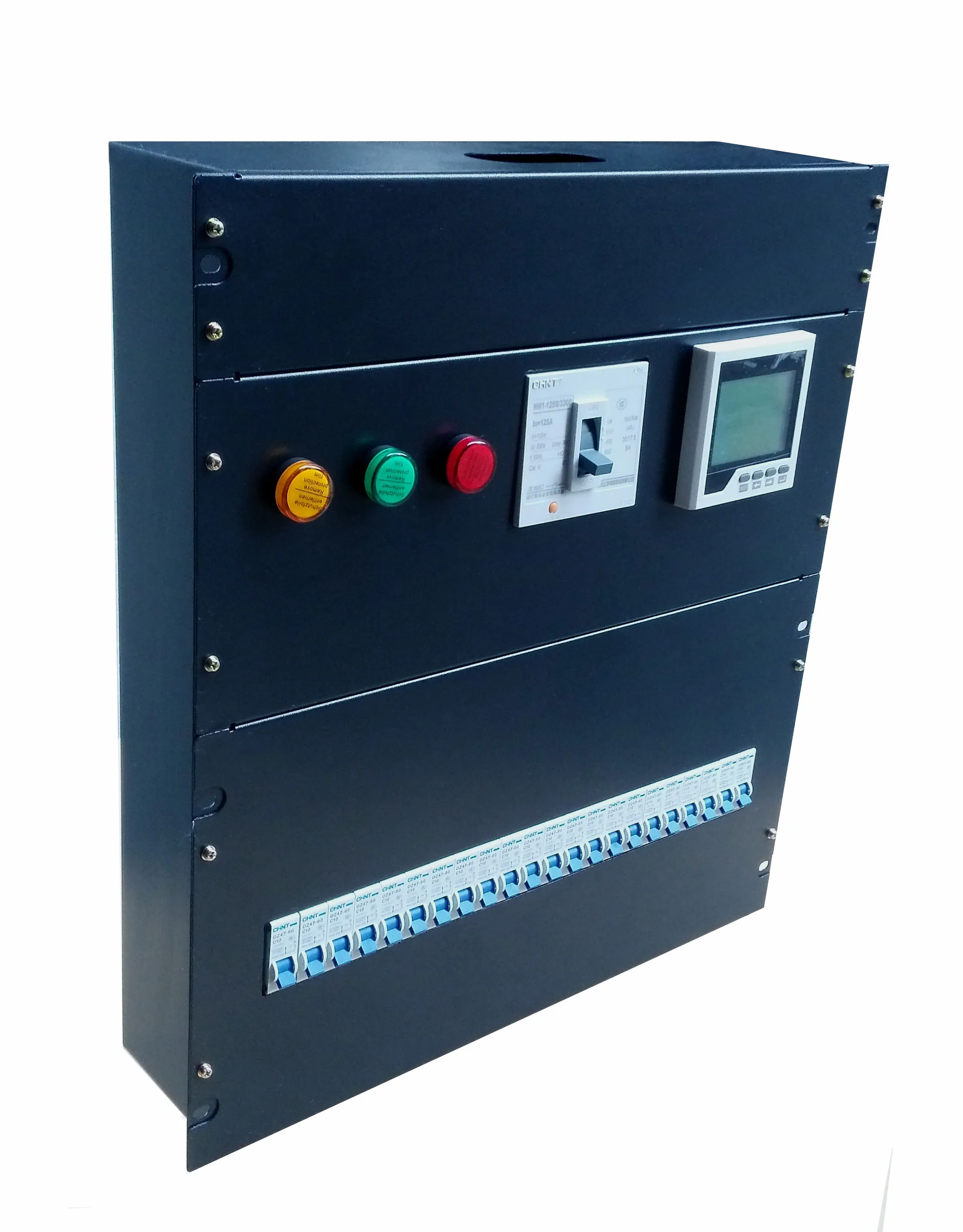 12U AC POWER DISTRIBUTION CABINET with CHNT SWITCH 380V to 220V AC electric box