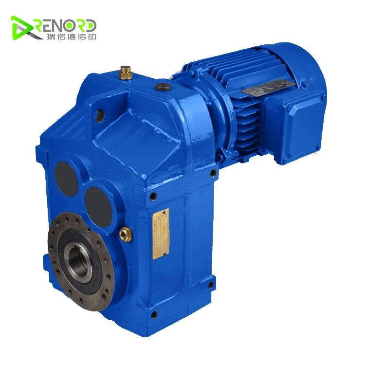 High Torque F Series Helical Geared Motor Power Transmission Speed Reducer