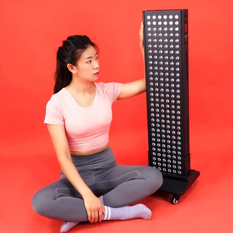 sgrow ES900 professional 630nm 660nm 810nm 830nm 850nm full body near infrared led red light therapy device panel bed