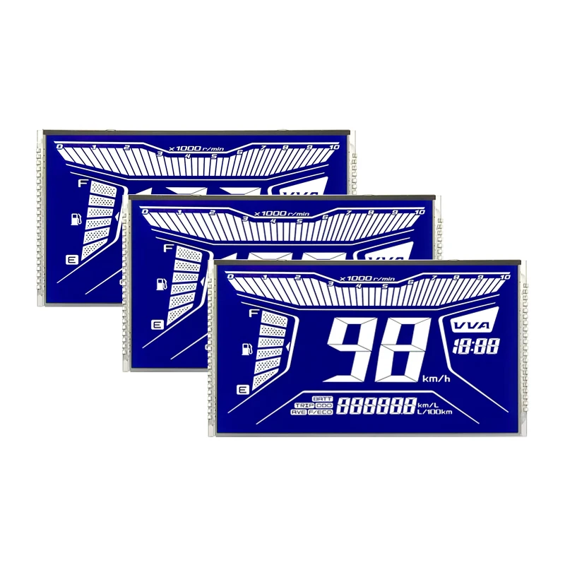 custom lcd manufacturer segment display Cheap price HTN screen  fstn va lcd 7 monochrome segment lcd display module