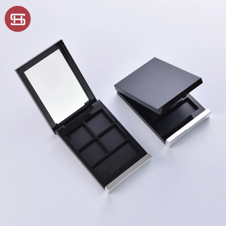 Empty Beauty Makeup Eyeshadow Palette Cheap Box Foldable Gift Packaging Custom Empty Plastic Single Eyeshadow Case Container