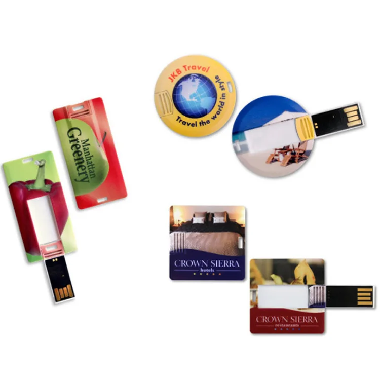 Custom Shape Business Credit Card USB Memory Stick USB 2.0 3.0 Flash Drive For Promotion