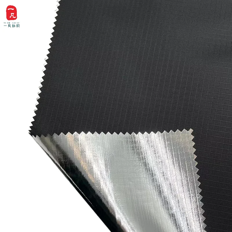 Wholesale custom highlight mirror surface plaid Oxford Fabric for shading photography reflective material