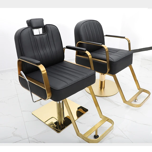 Professional Custom Cheap High Elastic Cotton Leather Metal Stand for Salon Furniture Barber Chair