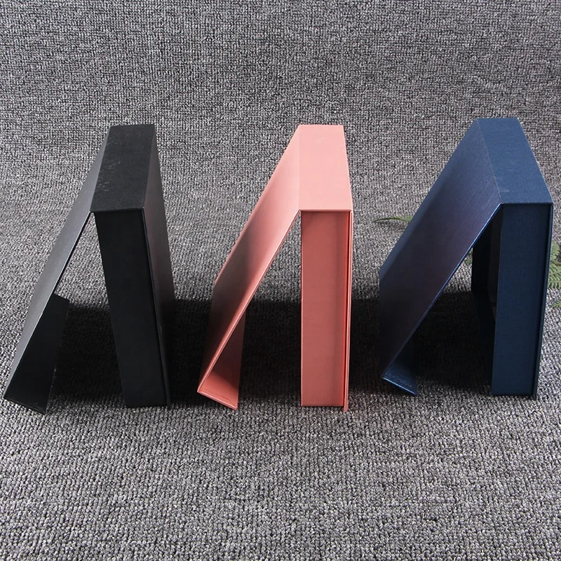costomizes jewelry paper boxes eyelash gift cardboard boxes Boutique wholesale book shaped flip box