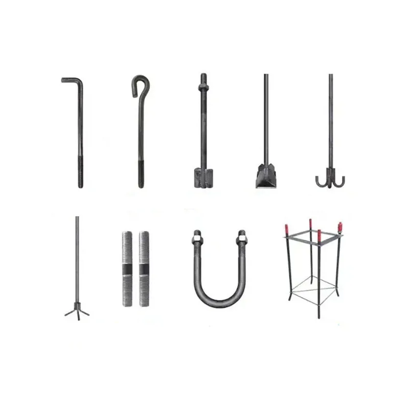 Construction Welding Rod Type Claw Type J Hook Bolts Foundation Bolt Galvanized Carbon Steel L Type Hook Anchor Bolt