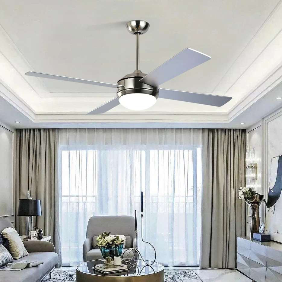 Luxury modern Lamp Air Sove Spare Fashion Bulbs Waterproof Free Control Bladeless Hvls Outdoor Remote Home Ac Ceiling Fan