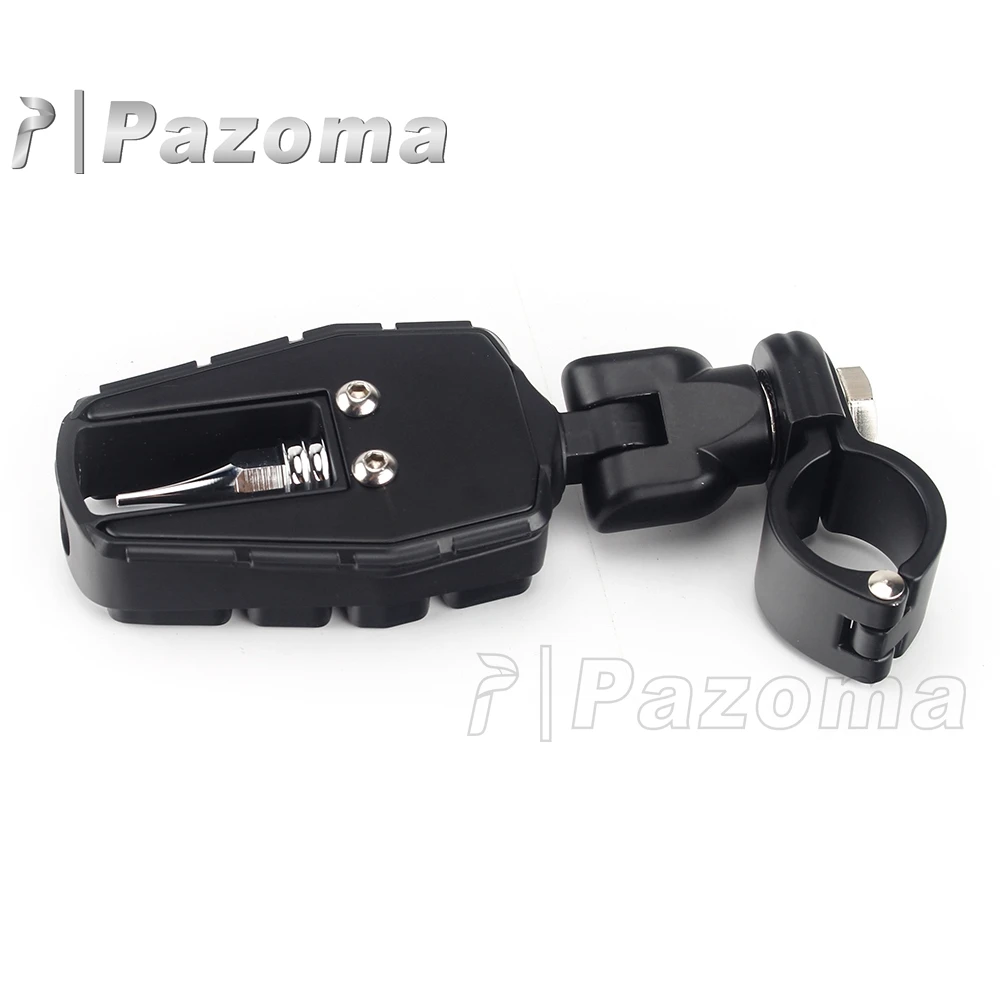 Motorcycle 32mm Footrest Clamp Highway Skull Foot Pegs for Harley Sportster Dyna Street Bob Touring Models