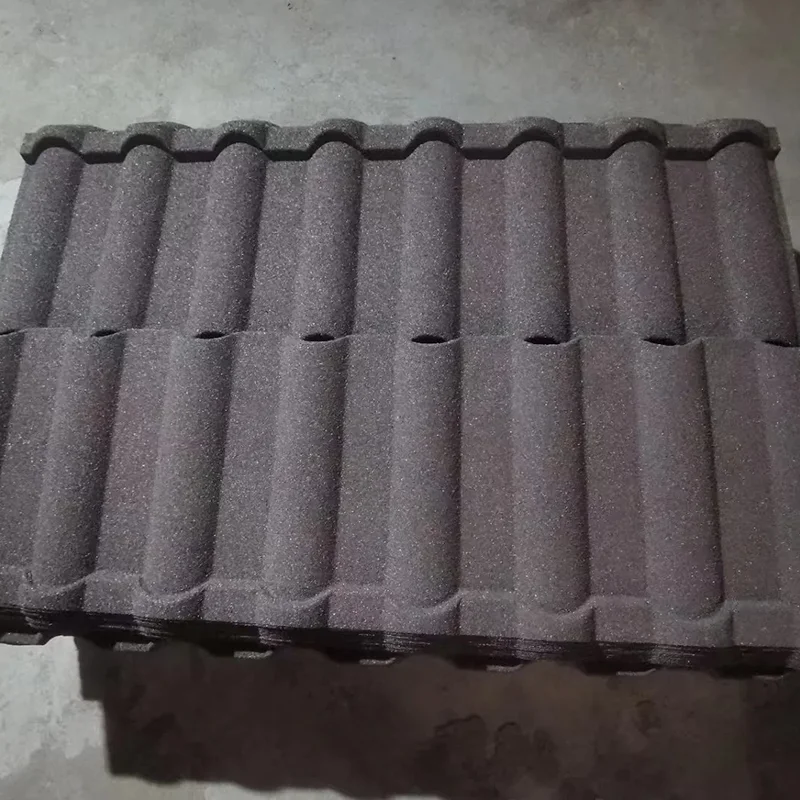 Roman Roof Tiles Interlocking Classic Stone Color Coated Metal Roof Tiles Prices
