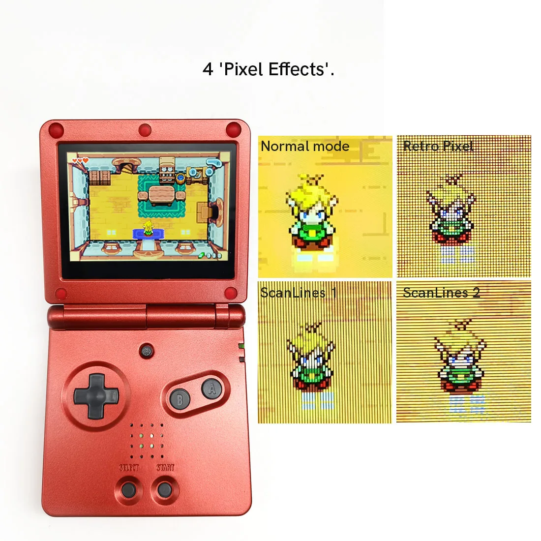 Дисплей V5 3 дюйма 0 Full In 1 ламинированный 720*480 пикселей IPS для консоли GBA SP подсветка ЖК-дисплея не