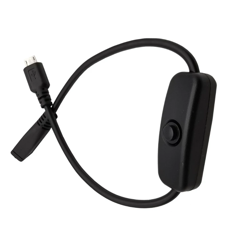 Удлинительный кабель Micro USB с переключателем ВКЛ./ВЫКЛ. Для мобильного телефона планшета Raspberry Pi