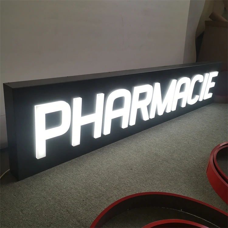 Illuminated Signage Light Boxs Restaurant Logo Luminous for store shop