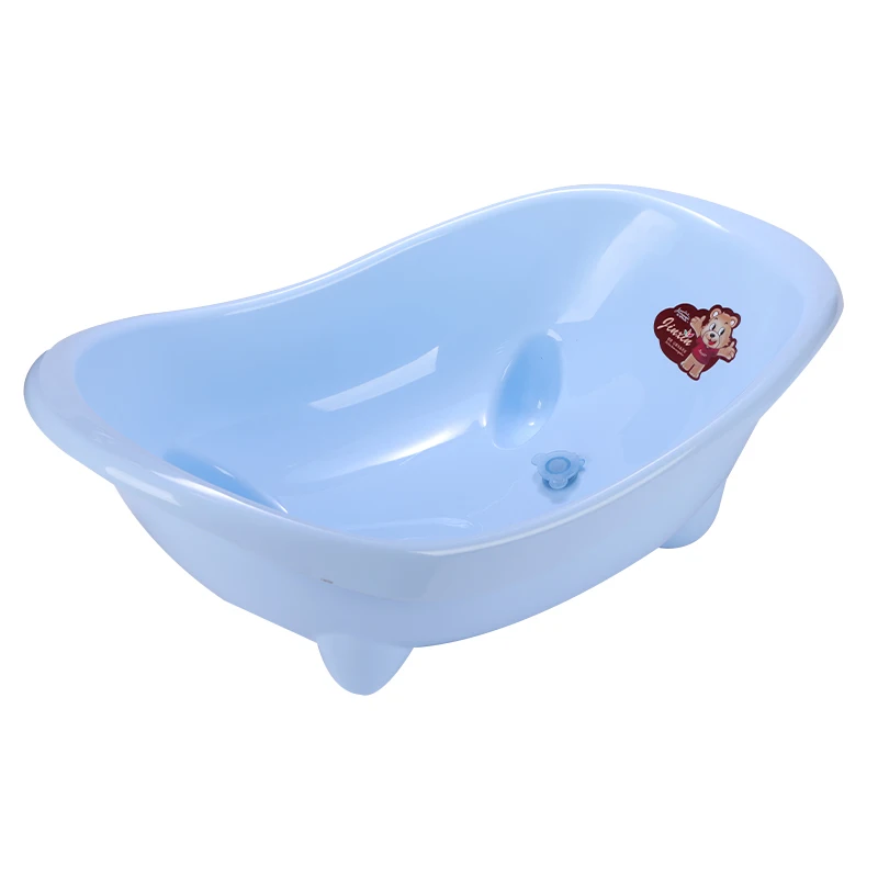 Professional Manufacture Portable Freestanding Indoor Dolphin-Shaped Plastic Bathtub for Baby