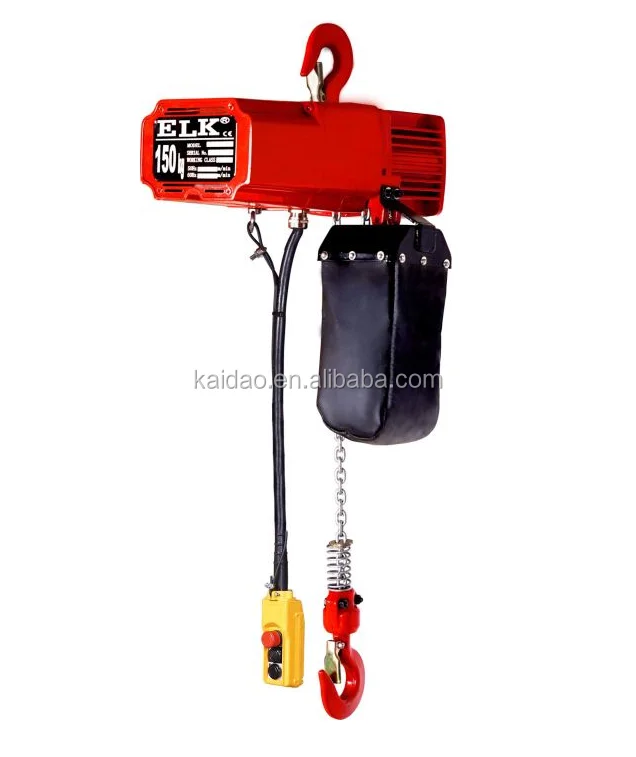 Лидер продаж, трехфазный Электрический мини-цепной подъемник ELK 150 кг или 300 кг