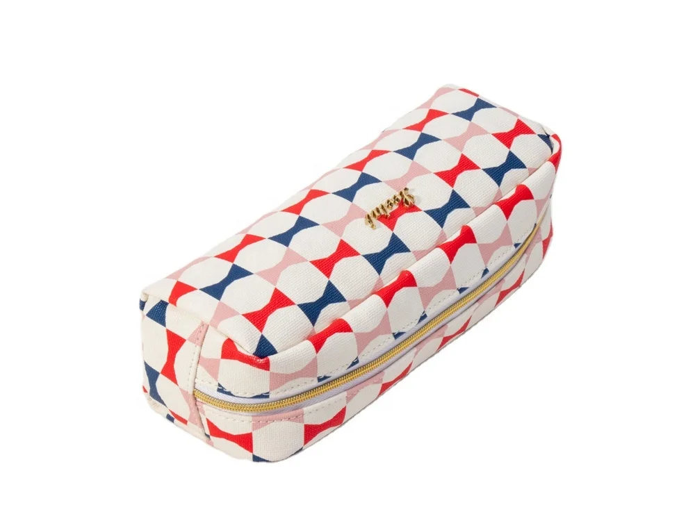 Wholesale Nylon Zipper Make Up Bag pouch case  custom logo cosmetic bag