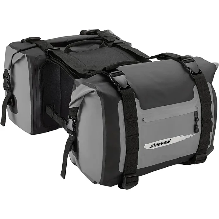 Waterproof Travel Side Pannier Rear Bag Motorcsike Saddle Duffel Tail Bag For Motorcycle Manufacturer Custom 30l High Quality