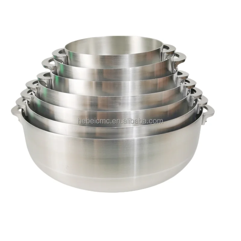 Best-selling kitchen 7-piece Aluminum cookware set Cooking pot with aluminum LIDS Polished and polished aluminum casserole set