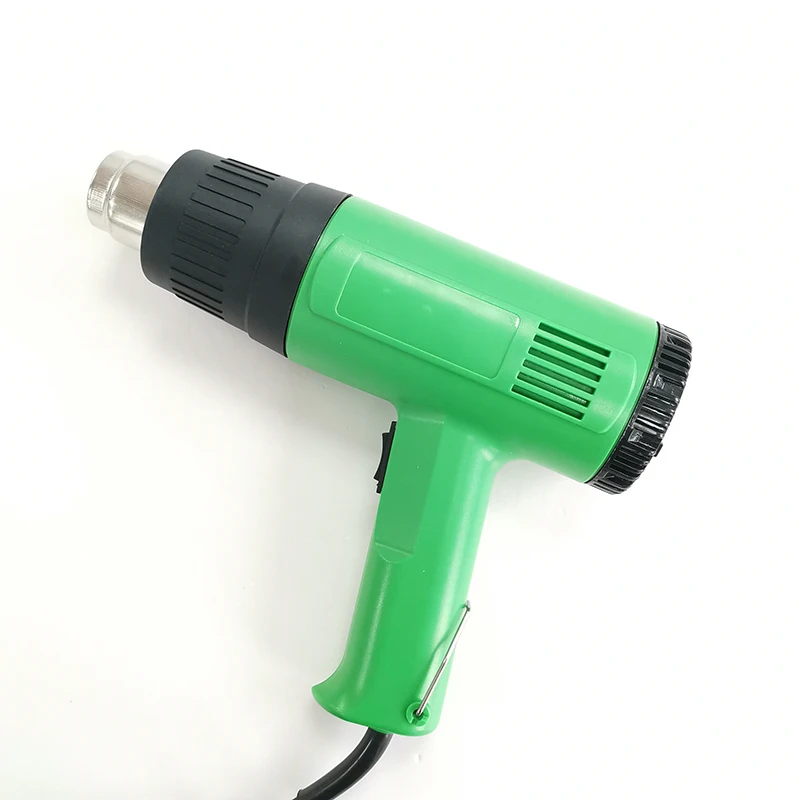 Maquina de pistola de calor con soplador de aire caliente retractil de 1500W