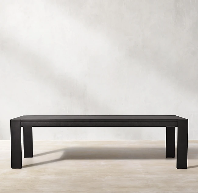 Hot sale marbella aluminum outdoor table and chairs hotel luxury black metal outdoor furniture aluminum outdoor dining set