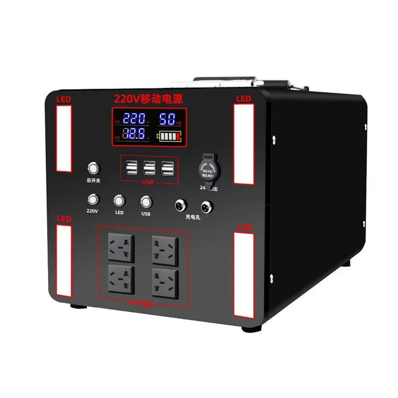 Solar Portable Power Station 200w 500w 1000w 2000w 3000w 5000w Off-grid Solar Power System 1kw 2kw 3kw 5kw Home Solar Generator