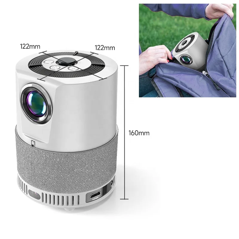 4K Full HD Portable Led Projector Outdoor Movie Projector Mini Lcd Projector for Presentation and Entertainment