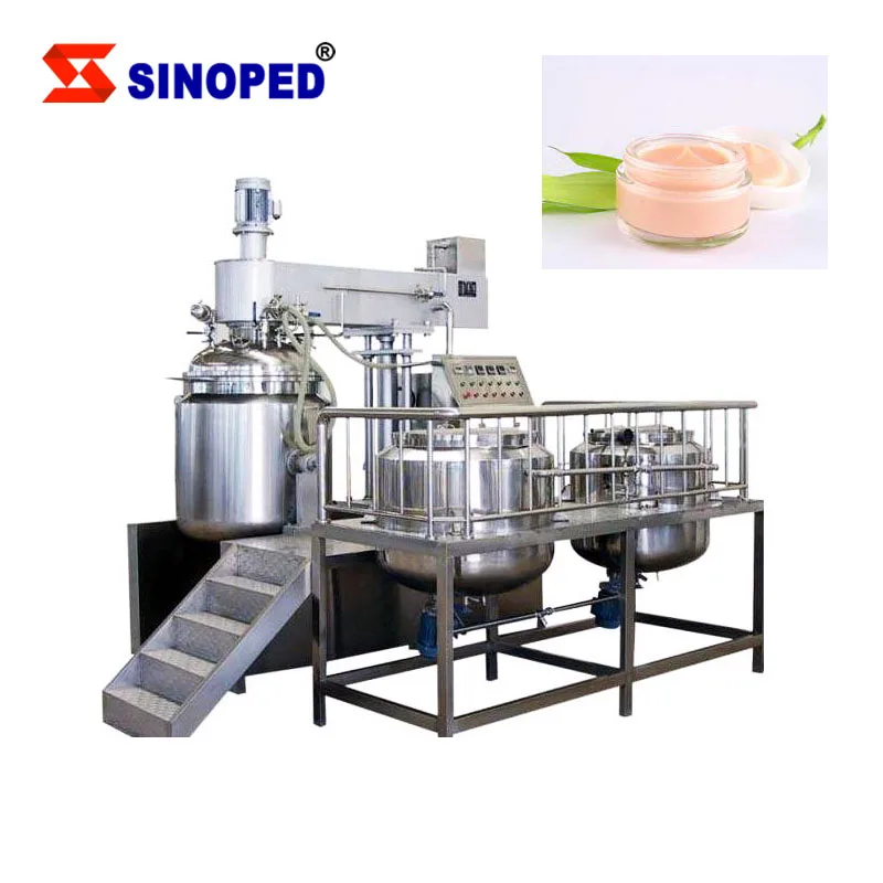 Toothpaste emulsifier milk pasteurizer and homogenizer mixer machine