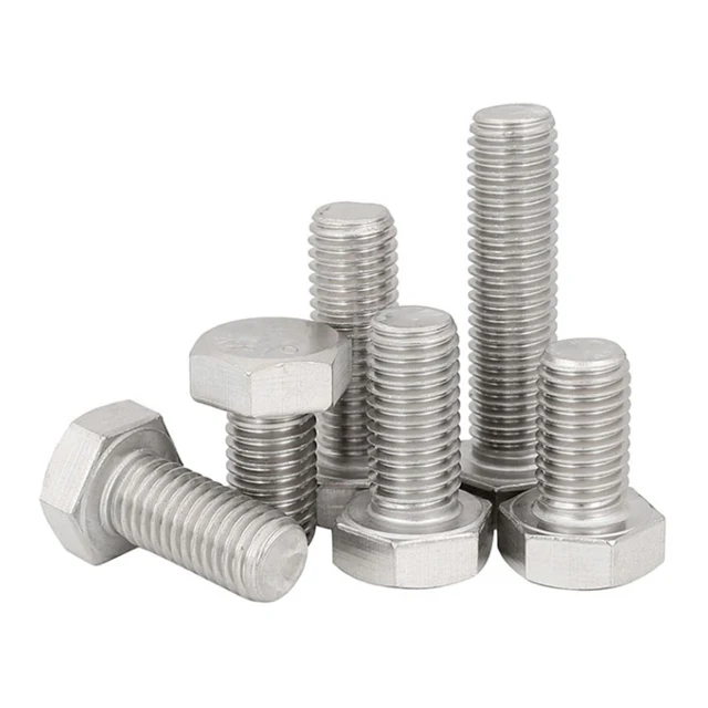 Ansi B18.2.1 DIN933 Full Thread Standard M7 M40 Ss316 A4-70 A470 Ss Astm A307 Stainless Steel Hex Bolt