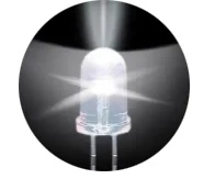 F5 5mm LED Diode Diffused White Red Yellow Blue Green White Orange Short/Long Pin