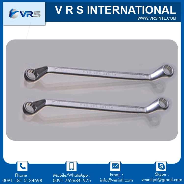 Best Quality CRV Steel Ring Spanner Set hand tool slogging spanner combination spanner