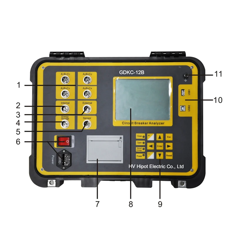 HVHIPOT GDKC-12B Portable HV High Voltage Switchgear circuit breaker Tester