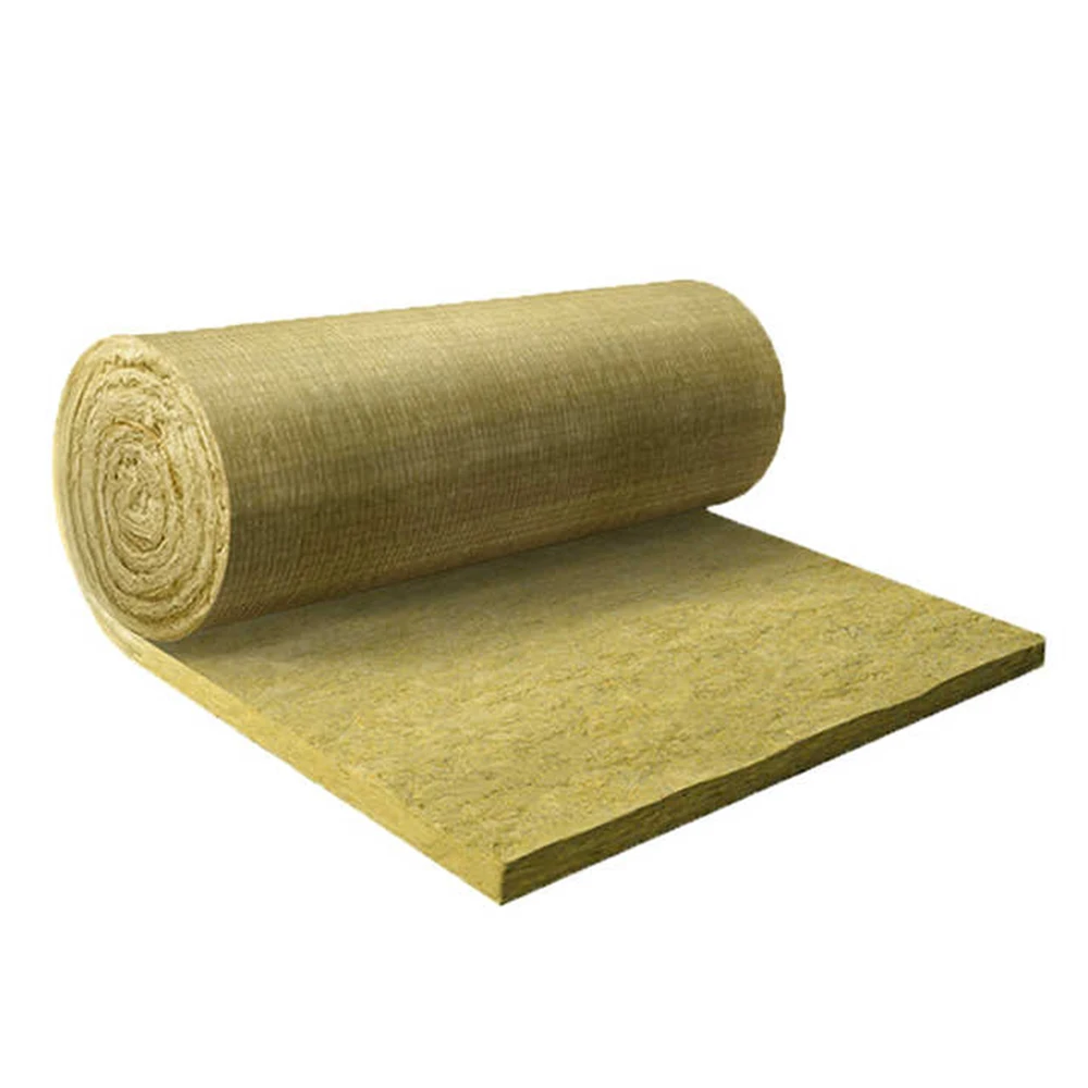 FUNAS Rock Wool With Aluminum Foil normal Thickness Basalt Rock Mineral Wool Roll Blanket