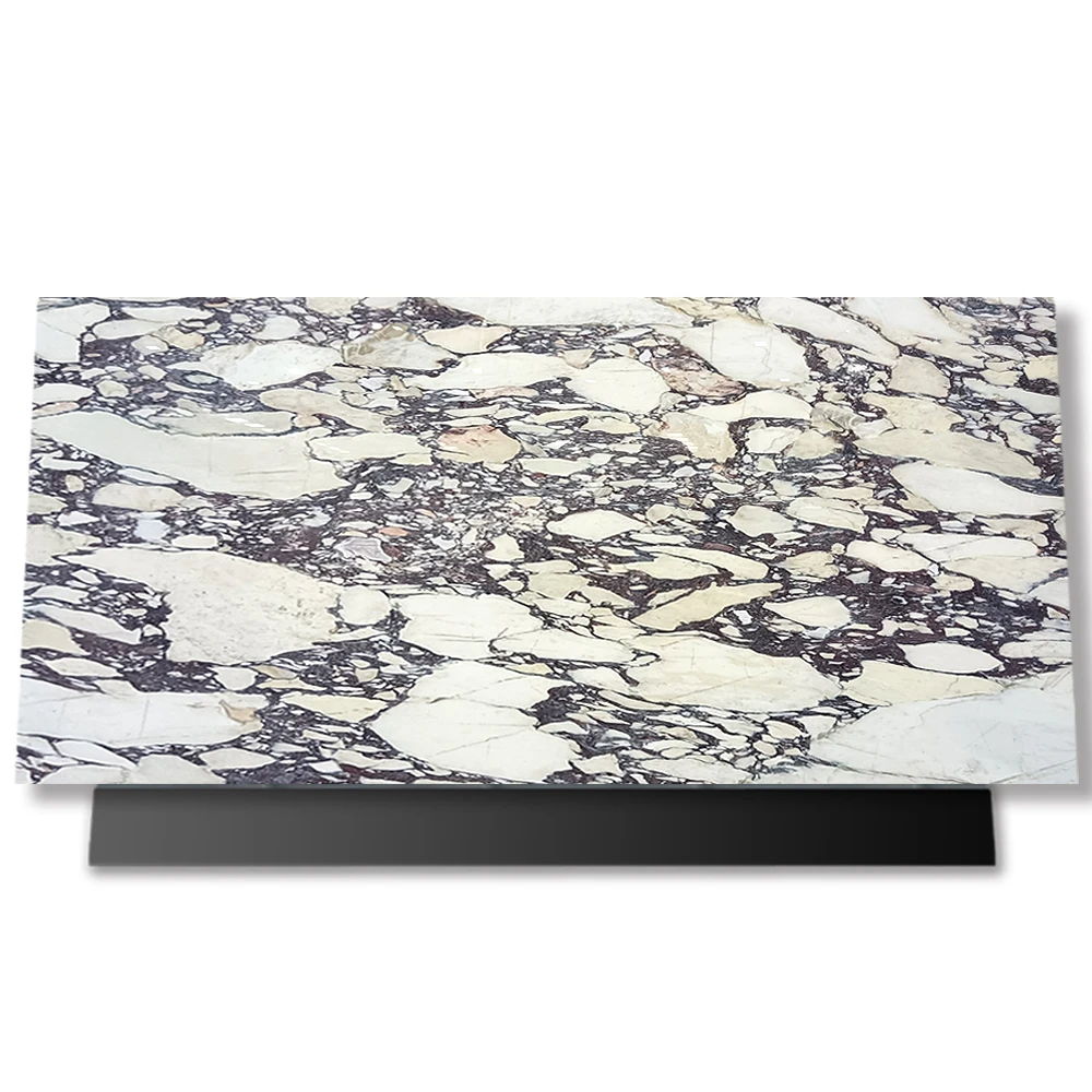 AST marmol Italy basin sink Price Purple vein Calacatta Viola Marble Polished slab for Countertop and bathroom