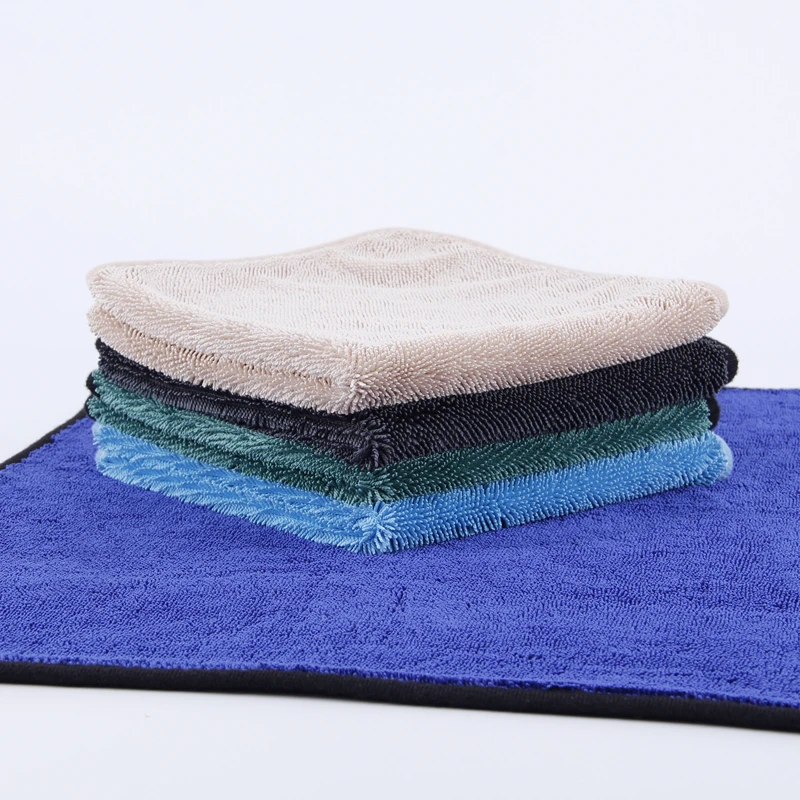 Korean Absorbent Microfiber Twisted Loop Quick Dry Car Wash Towel Detailing Car Wash Towel