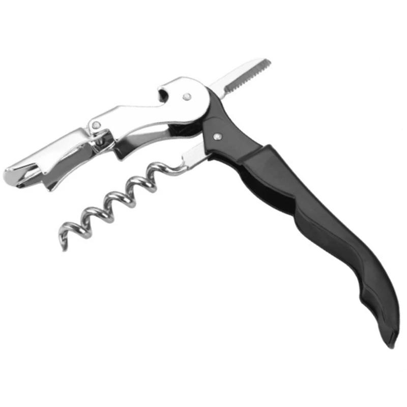 HXYSWBO106 Gadgets 2022 Multifunction Stainless Steel metal Corkscrew Portable Wine Bottle Opener With Custom Logo corkscrew