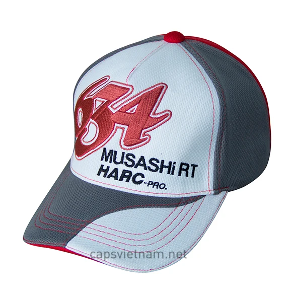 Vietnam Factory ODM custom designed  sports hat custom logo Motor Sport Baseball Hat Custom 5 Panel cap 3D Embroidery Logo