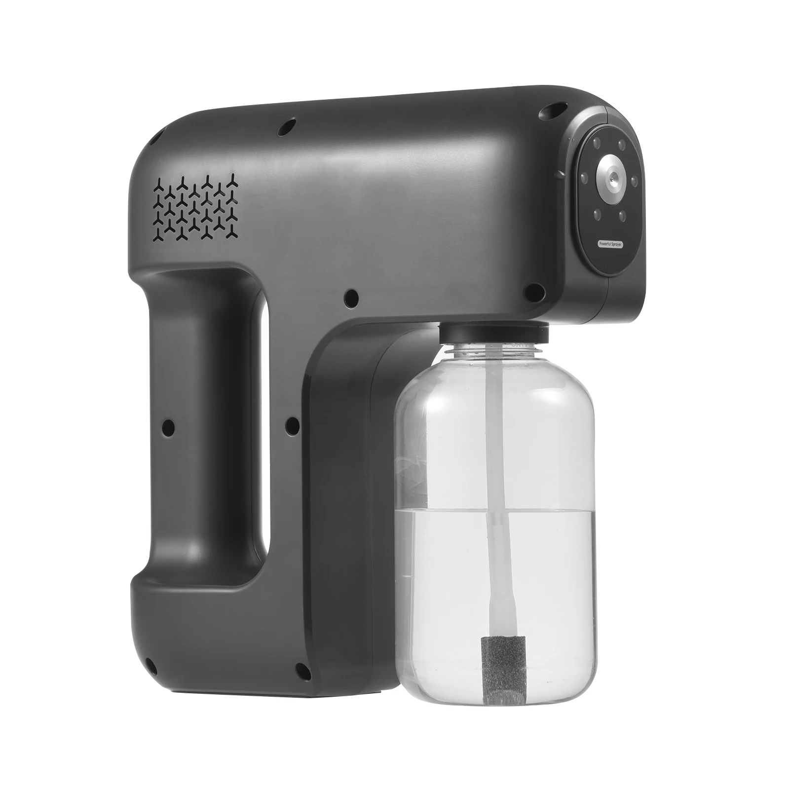 
New wireless disinfection spray gun handheld portable USB rechargeable nano atomizer home spray blue light antivirus 