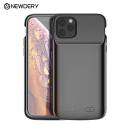 New products arrival 5000mAh full cover soft TPU external power battery case for iPhone 11 pro Max