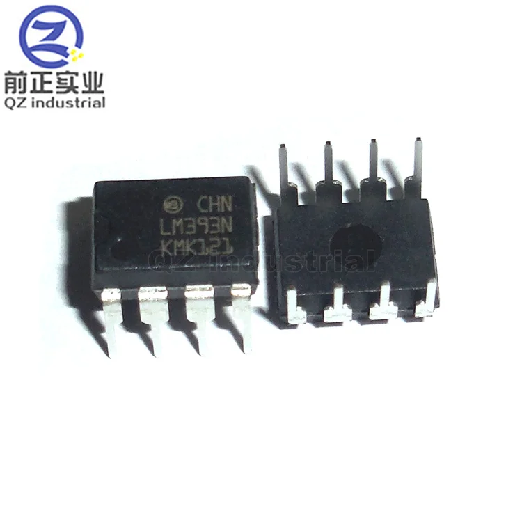 QZ LM393N original electronic components Low Power Dual Voltage Comparators DIP8