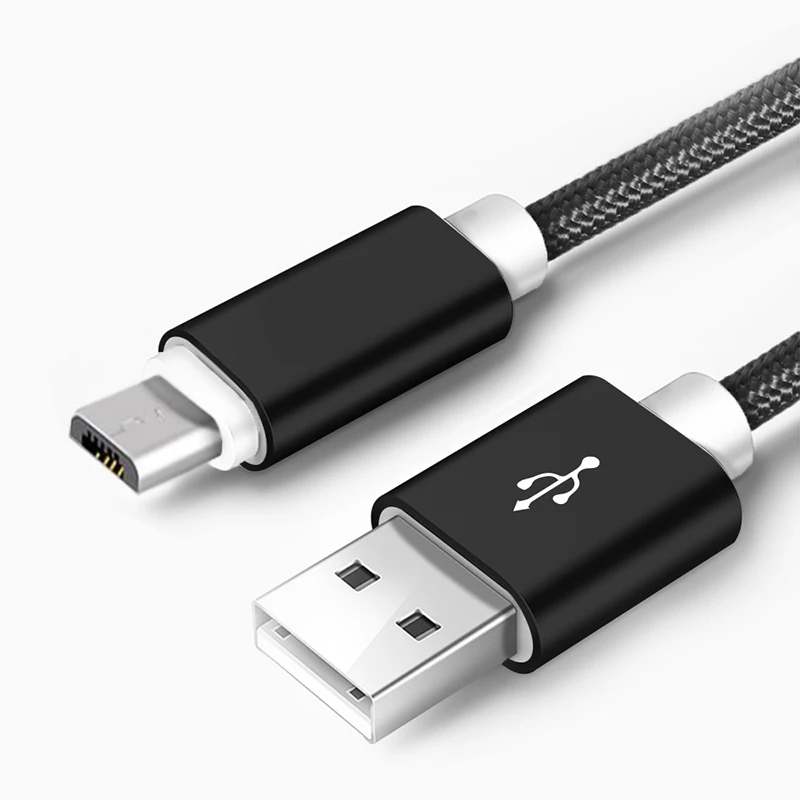 Новое поступление, 1 м/3 фута, нейлоновый Плетеный usb-кабель для зарядного устройства для телефона