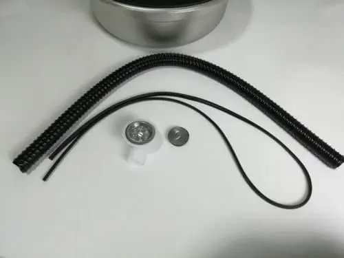 Hot sale popular caravan  kitchen stainless steel sink with tempered glass lid and tap for RV motorhomes travel trailer  GR-570