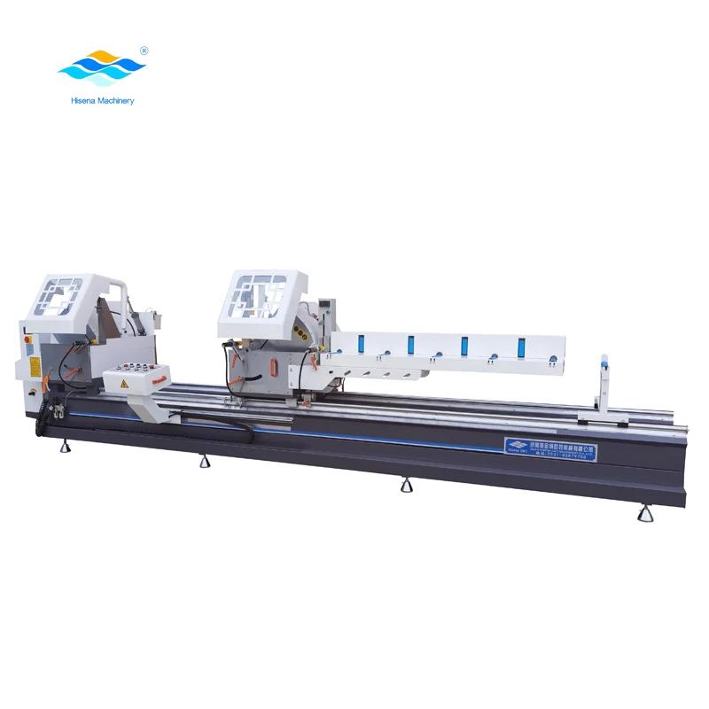 Aluminum profile digital display double mitre saw cutting machine two head window cutter 45/90 degree