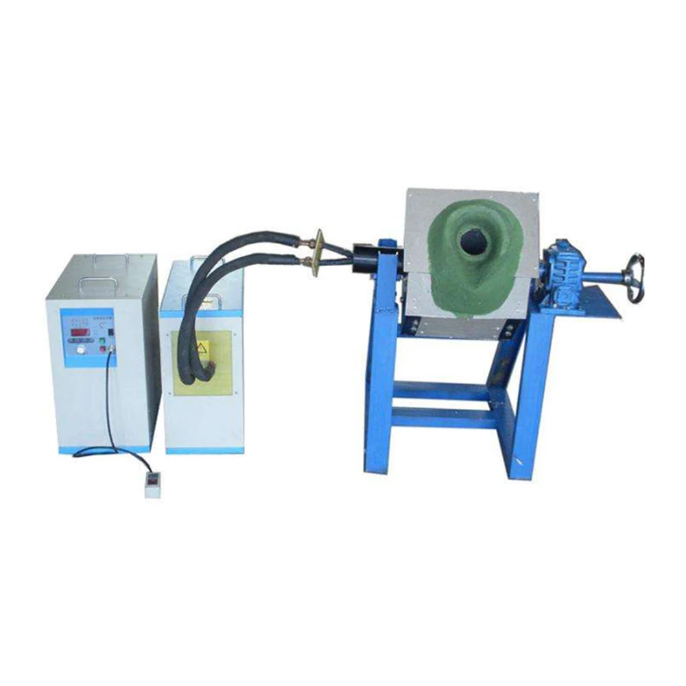 Small Scale 1-50kg each time Melting Furnace for gold smelting
