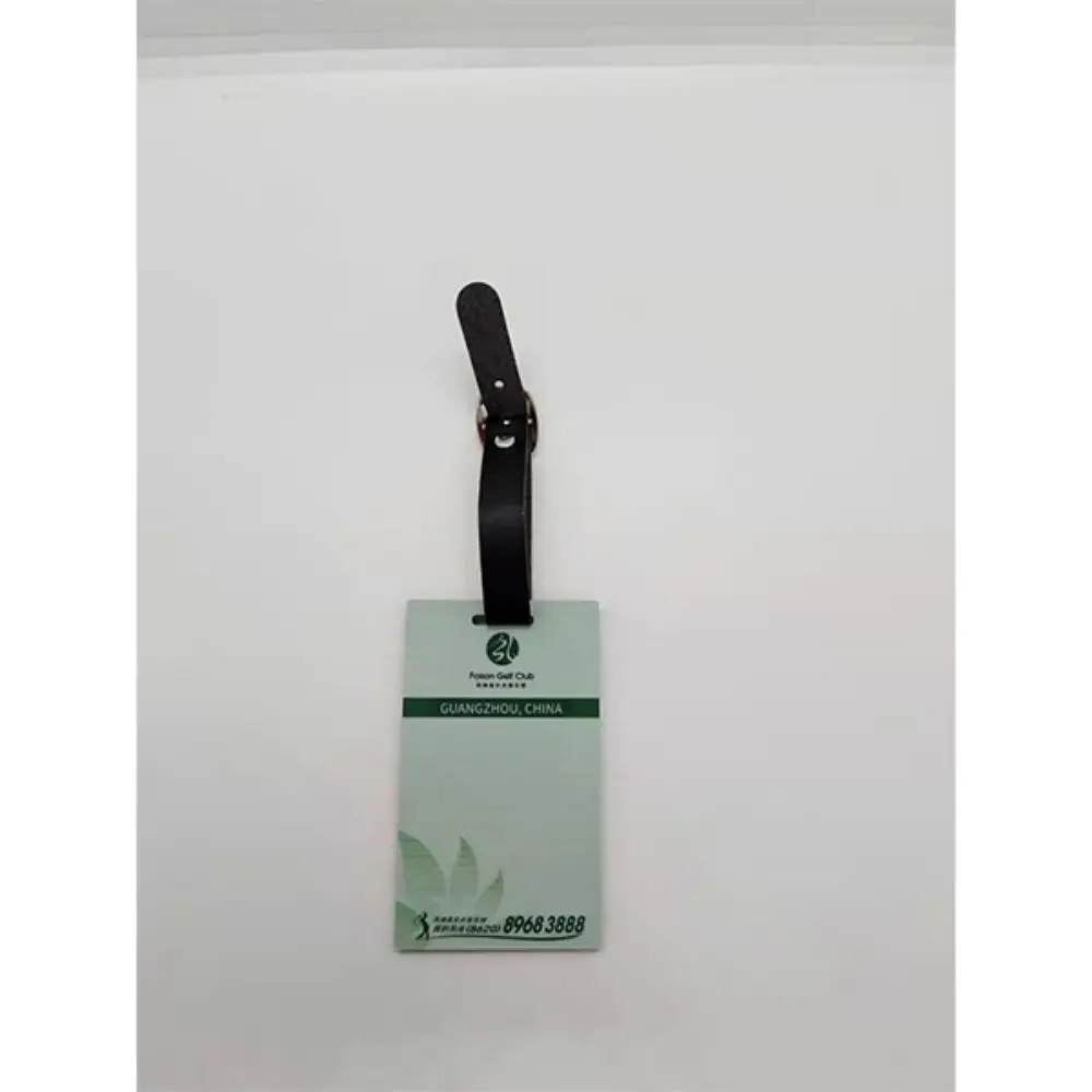 Hot Selling Product  Plastic Luggage Golf Bag Tag Custom  Acrylic Golf Bag Tags
