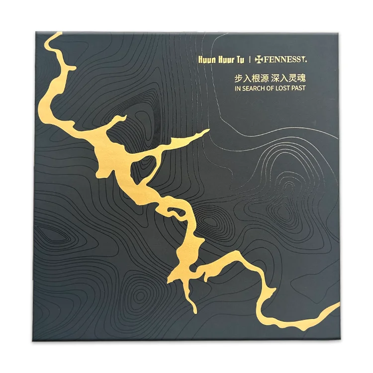 custom cardboard storage box for limited vinyl records