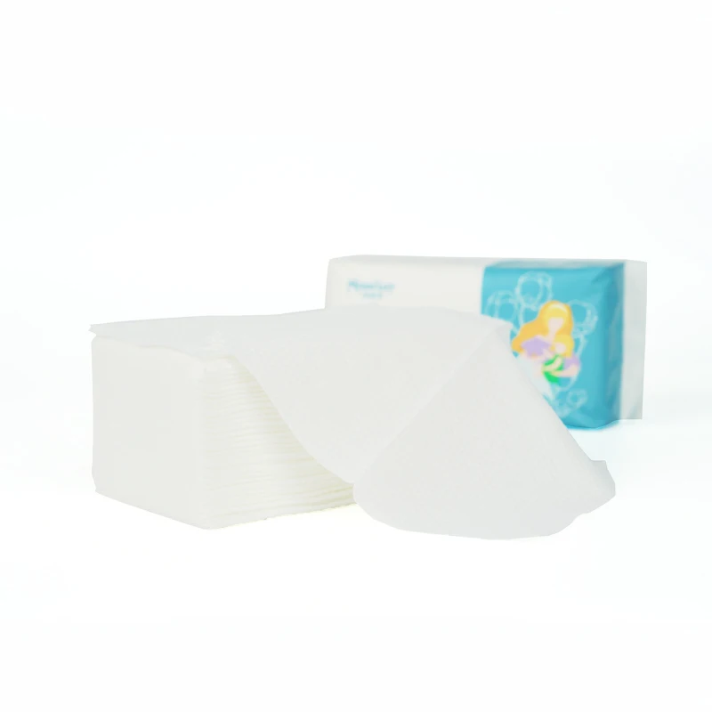 FREE SAMPLE Hot Sale Professional Facial Cotton Reusable Dry Facial Tissue Private Label