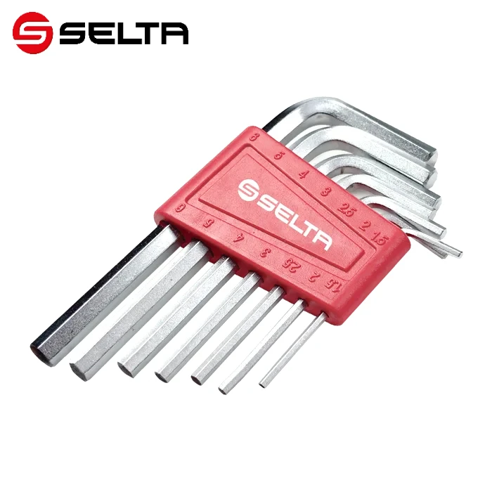 SELTA Высокое качество 7 шт. Набор шестигранных ключей аппаратные инструменты Allen Ключ