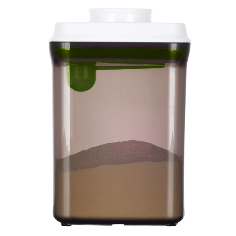 Lowest Price Baby Food Storage Formula Milk Powder Dispenser Box With Scraper/ Reusable Dry Safe Powder Storage Bottle