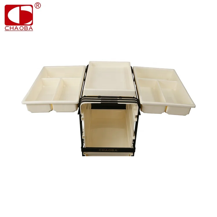 CHAOBA CB-5522 горячая Распродажа пользовательская цветная тележка для парикмахерской с замком и 6 ящиками прочная
