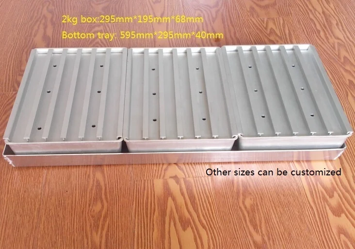 
Stainless steel/aluminum alloy 2kg shrimp tray for contact plate freezer 